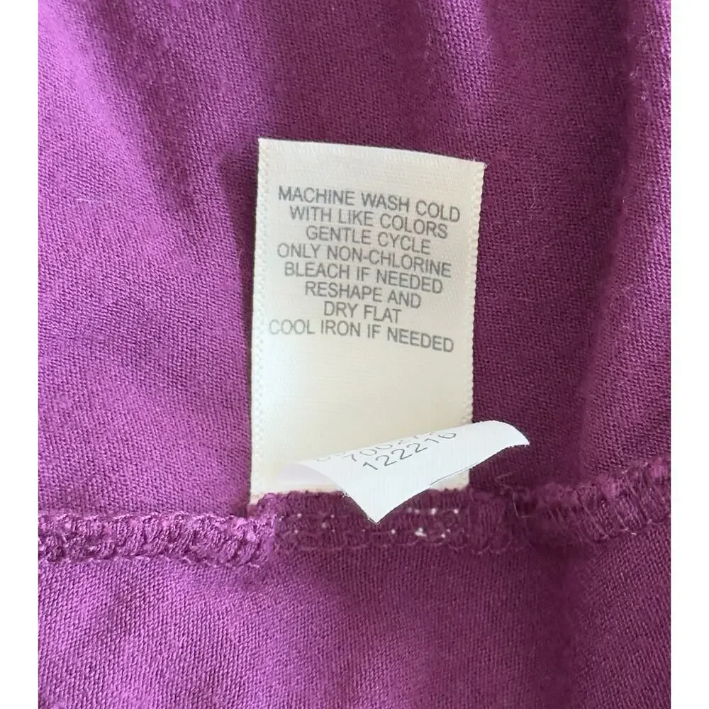 J. JILL Stretchy Empire Waist V-neck Tunic Size L EUC - Picture 5 of 7